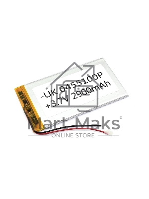 Аккумулятор Li-Pol (батарея) 4x55x100мм 2pin 3.7V/2900mAh