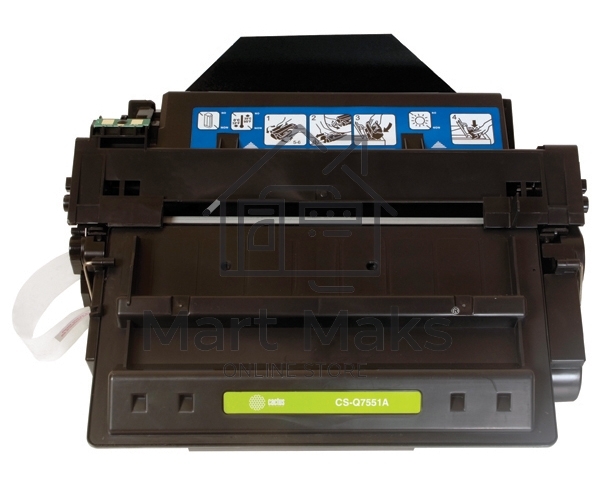 Картридж лазерный Cactus CS-Q7551A черный (6500 стр.) для HP Laser Jet P3005/ M3027 mfp/ M3035 mfp.