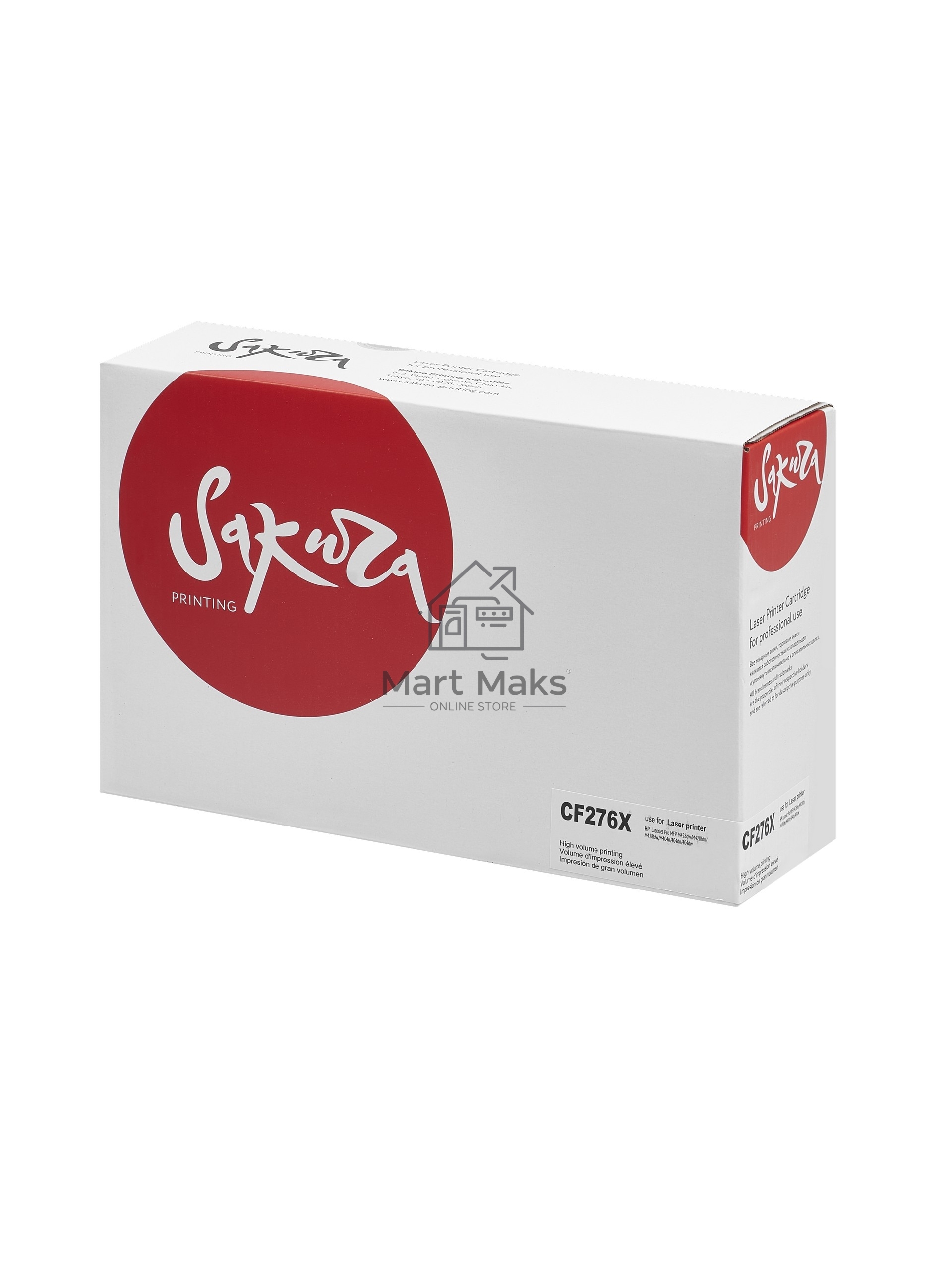 Картридж Sakura CF276X (76X) для HP, черный, 10000 к.