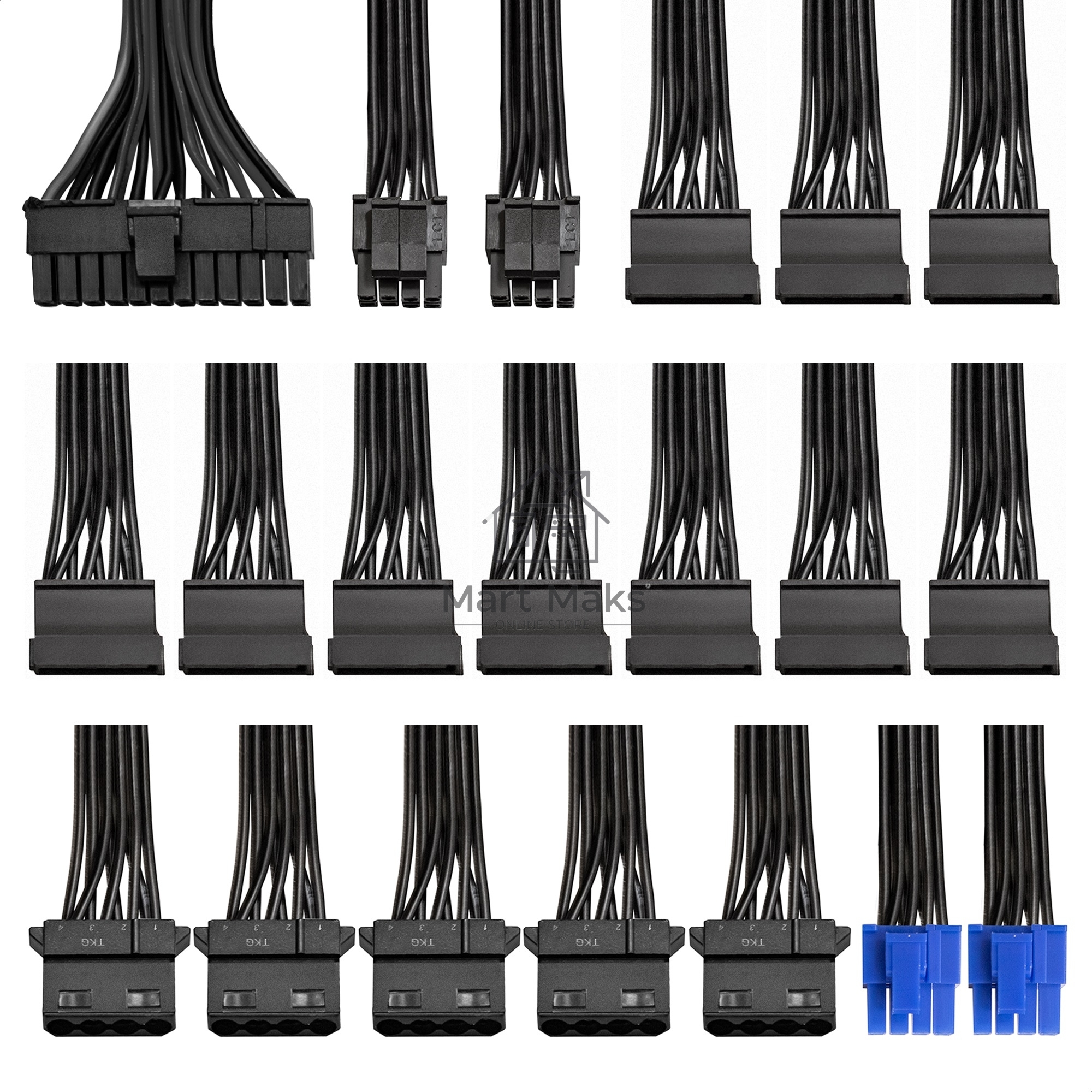 Серверный блок питания Exegate <RM-700ADS> APFC,2х8cm fan, 20+4pin/(4+4)pin+(4+4)pin, 2xPCI-E, 9xSATA
