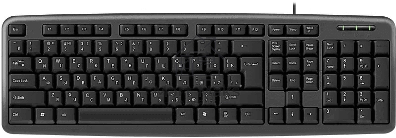 Клавиатура Defender HB-420 проводная, USB, черный