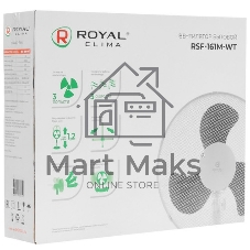 Вентилятор Royal Clima RSF-0701E-WT белый, настольный, 5 Вт, 3 скорости, 17 см