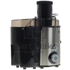 Соковыжималка Centek CT-1209 стальной/чёрный, центробежная, 600 Вт, 500 мл, механическое