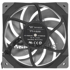 Вентилятор для корпуса Thermaltake TOUGHFAN 12 Turbo черный, 120 мм, 2500 об/мин, 28.1 дБ, 4 pin