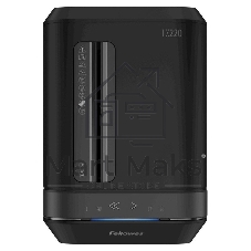 Шредер Fellowes PowerShred LX220 черный (секр.P-4)/перекрестный/20лист./30лтр./скрепки/скобы/пл.карты