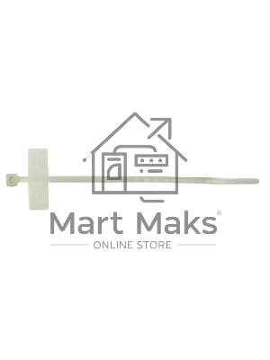 Стяжки MPT-210x3.0 пластиковые 210 мм х 3.0 мм с площадками для маркировки (100 шт.)(MPT-210x3.0)