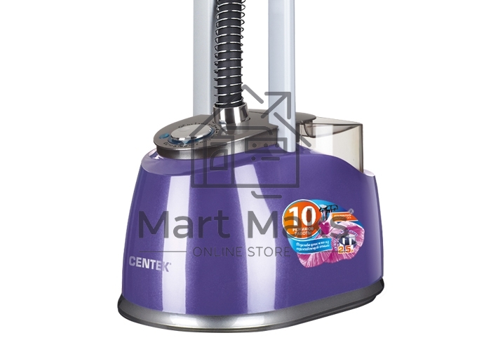 Отпариватель Centek CT-2385 (фиолетовый) 2200Вт, 2.5л БОЛЬШОЙ БАК, давление2 Бар, 2 ШТАНГИ,10режимов
