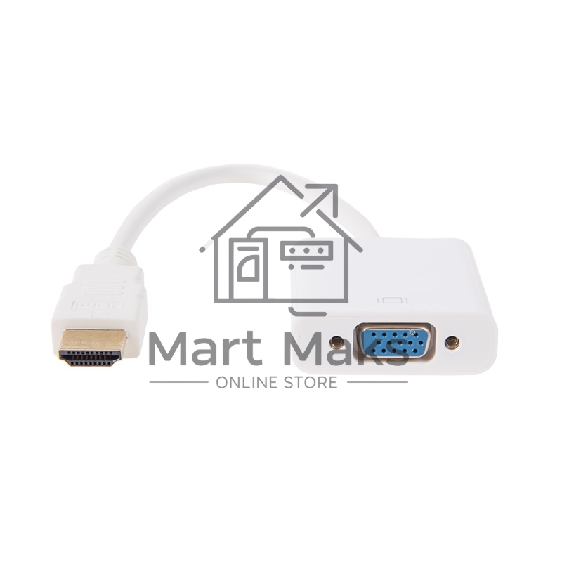 Переходник штекер HDMI - гнездо VGA, провод + шнур стерео 3,5 мм Rexant
