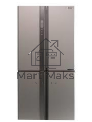 Холодильник Sharp SJ-EX98FBE бежевый трехкамерный 394/211 л морозилка снизу, No Frost, Side by Side