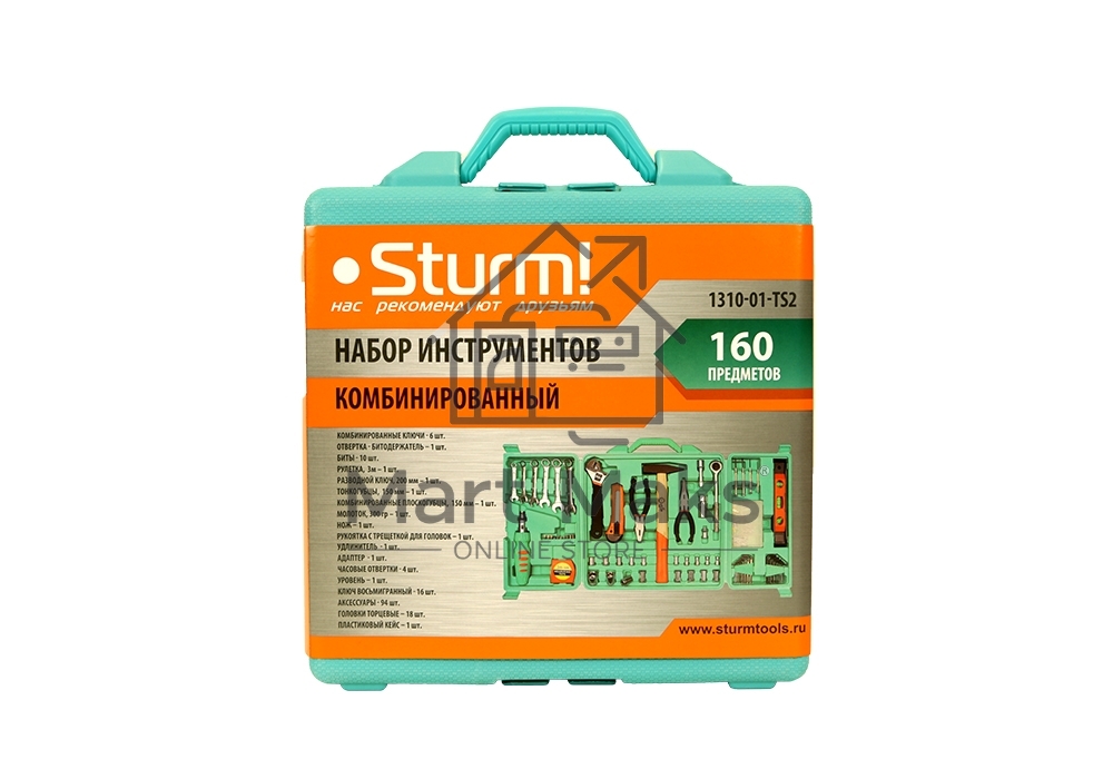 Набор инструментов Sturm! 1310-01-TS2  160 предмета