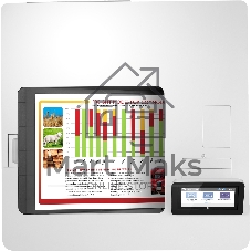 Принтер лазерный HP Color LaserJet Enterprise M555x (7ZU79A), A4, цветной, печ. до 38 стр/мин., 600 x 600 dpi, USB, RJ-45, Wi-Fi, Air Print, Mopria