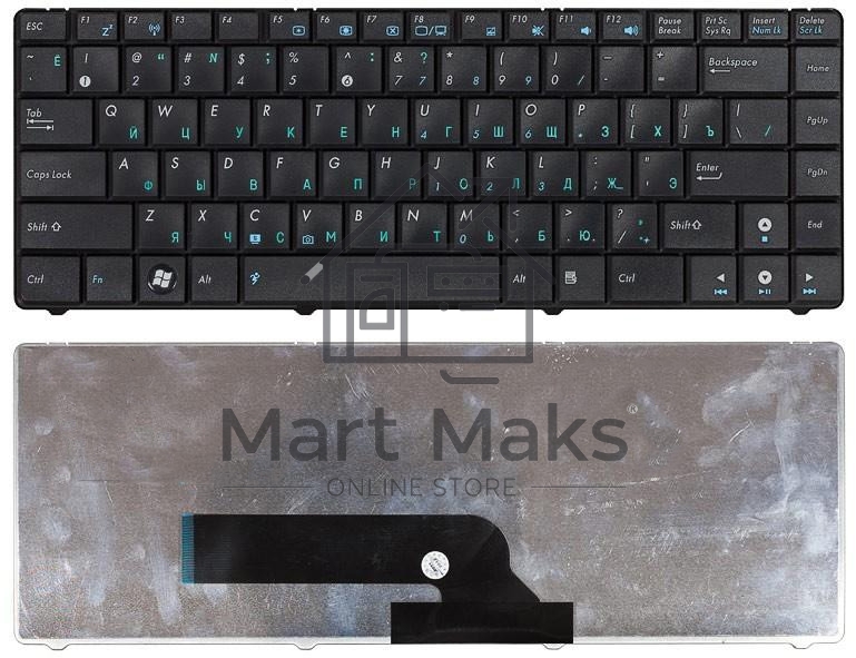 Клавиатура для ноутбука Asus K40 K40AB K40AC K40AD черная