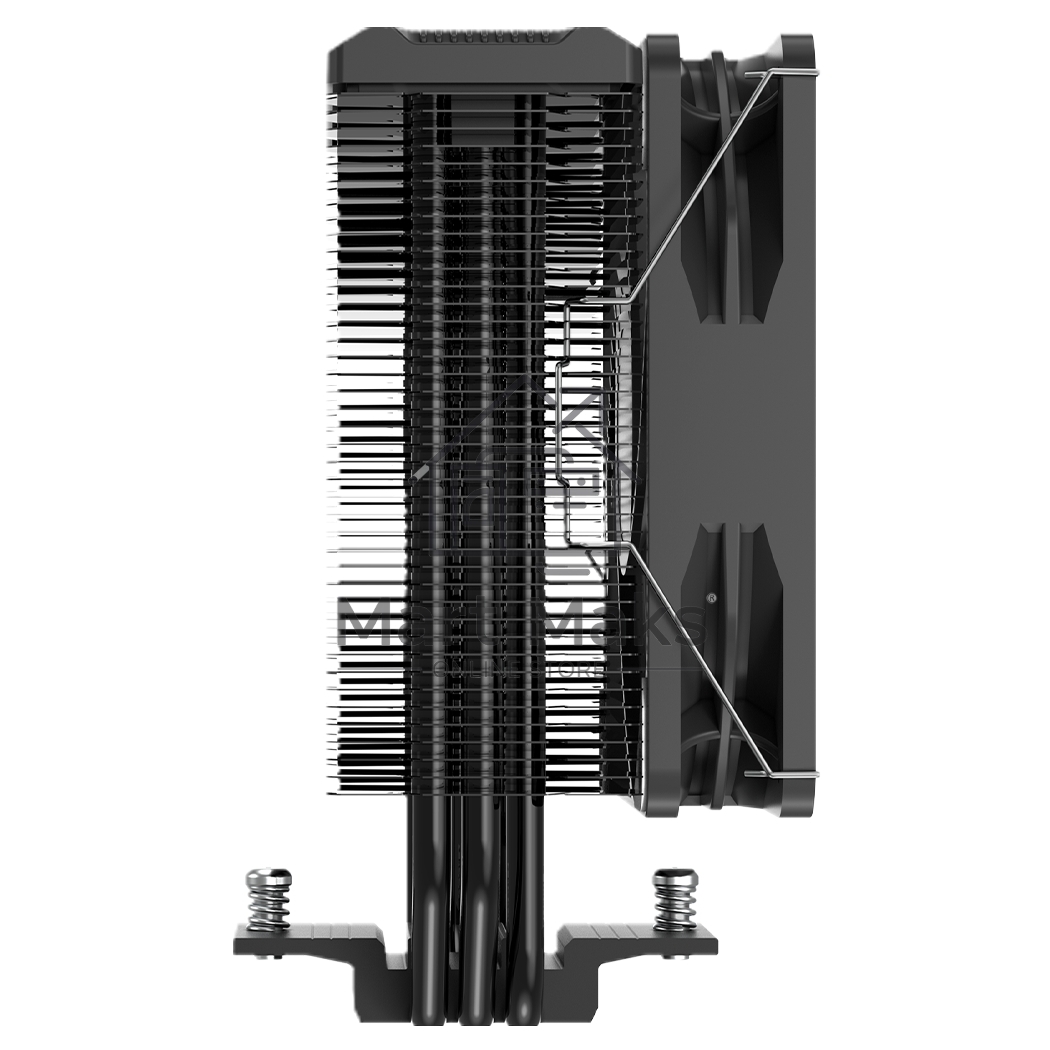 Кулер PCCooler Paladin EX300S черный 120мм алюминий+медь 1800rpm 28.6db 4-pin 125W 157мм