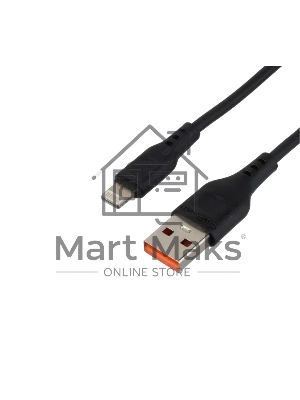 Кабель GoPower GP01L-2M USB (m)-Lightning (m) 2.0м 2.1A черный (1/200/800)