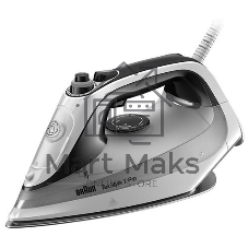 Утюг Braun SI7149WB серый, 2900 Вт, 50 г/мин, 220 г/мин, 300 мл