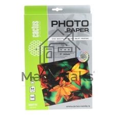 Фотобумага Cactus CS-MA4170100 матовая A4 170 г/м2 100 листов