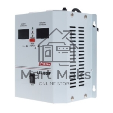 Стабилизатор напряжения Powerman AVS 1000P White (1000ВА,8А,КПД 98%, циф. индикация вх./вых. напряж.)