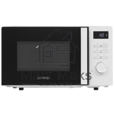 Микроволновая печь Gorenje MO20A3WH белый, 20 л, 800 Вт, переключатели - кнопки, поворотный механизм
