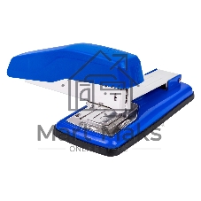 Степлер Deli E0414S/Blue 24/6 26/6 (25 листов) синий, 50 скоб, коробка