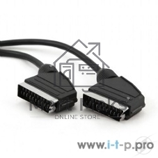 Кабель Кабель аудио/видео Gembird 1 x SCART (male) / 1 x SCART (male), 1.8 м CCV-518