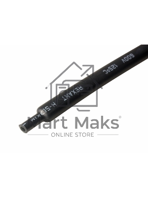 Трубка термоусадочная 12.0/4.0 1м с клеев. подсл. черный Rexant 21-2008