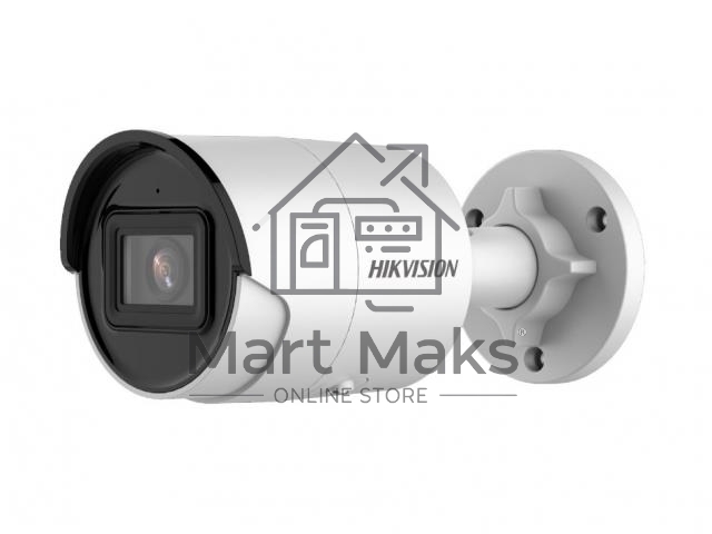 Камера видеонаблюдения цилиндрическая Hikvision DS-2CD2083G2-IU(4мм) 8Мп уличнаяс EXIR-подсветкой до 40м и технологией AcuSense1/2.8
