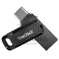 Флешка USB Sandisk DDC3 (SDDDC3-032G-G46), 32Gb, USB 3.0/USB Type-C, R/W 150/30, черный