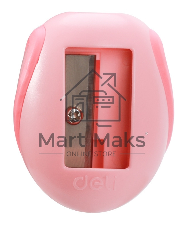 Точилка для карандашей ручная Deli MiYou EH550, 1 отверстие, пластик, ассорти, туба