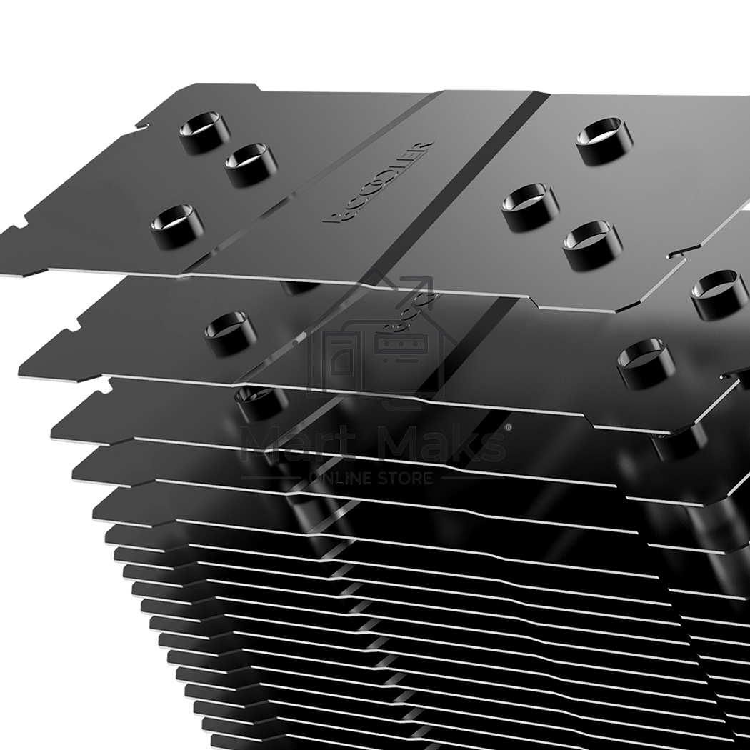 Кулер PCCooler Paladin EX300S черный 120мм алюминий+медь 1800rpm 28.6db 4-pin 125W 157мм