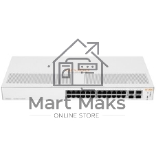 Коммутатор HPE Aruba Instant On 1930 24G 4SFP/SFP+, 24×1 Гбит/с PoE+ + 4×10 Гбит/с SFP+, настраиваемый