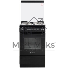 Плита электрическая De Luxe 5004.10э (кр)-001 черный, конфорок 4 шт, духовка 43 л, 50 см x 85 см x 50 см