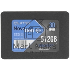 Накопитель SSD QUMO Novation 3D, 512Gb, SATA III, 2.5