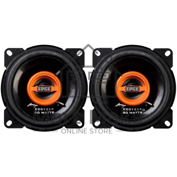Колонки автомобильные Edge EDST214-E6 4Ом 10см (4дюйм) (ком.:2кол.) коаксиальные двухполосные