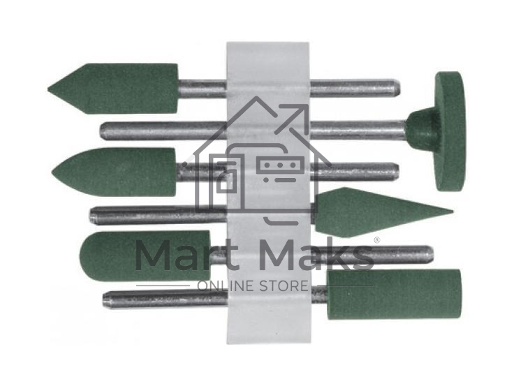 Насадка FIT 36923насадки резиновые полировальные мелкой зернистости набор 6шт.