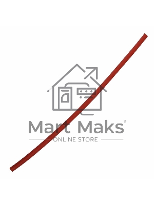 Термоусаживаемая трубка с клеевая Rexant 3,0/1,0 мм, красная, упаковка 10 шт. по 1 м