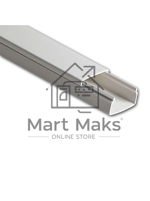 Кабель-канал 30х25 L2000 пластик белый Рувинил РКК-30х25