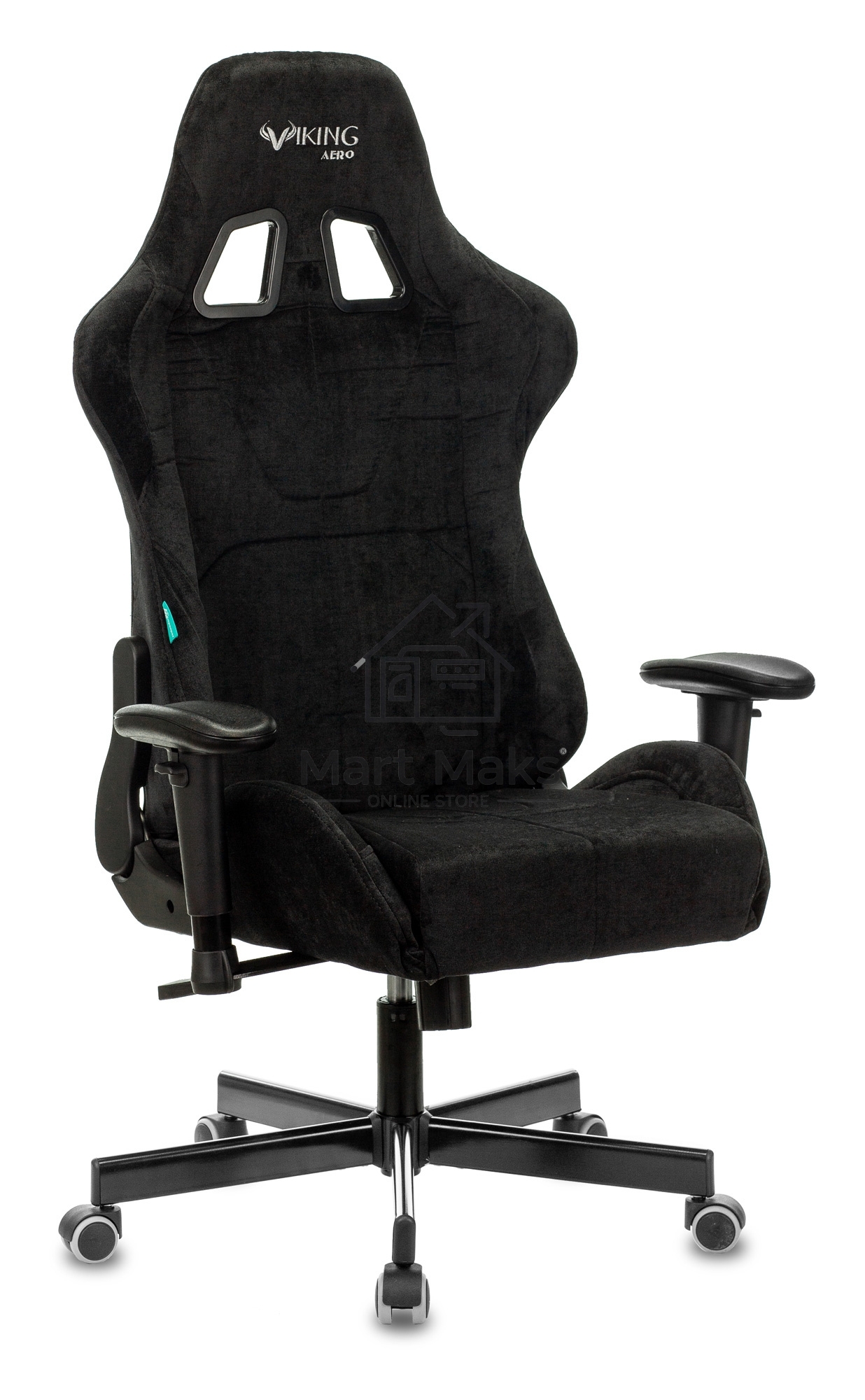 Кресло игровое Бюрократ VIKING KNIGHT LT20 FABRIC черный крестовина металл/пластик