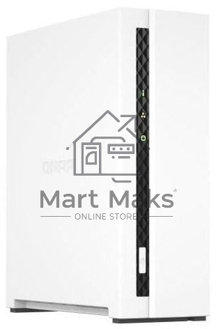 Сетевое хранилище SMB QNAP TS-133 NAS 1 HDD tray. ARM 4-core Cortex-A55 1.8GHz, ram 2 GB (max), 1x1GbE, 1xUSB 2.0 port,1xUSB 3.2 Gen 1