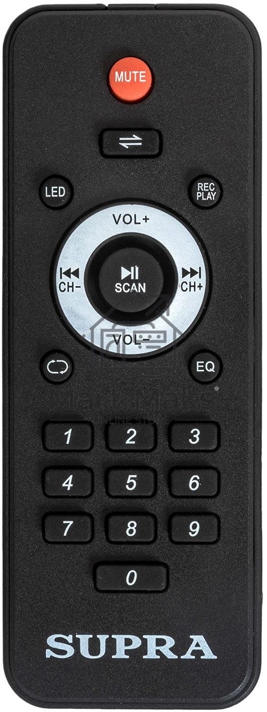 Минисистема Supra SMB-2050, 180Вт, FM USB BT SD, черный