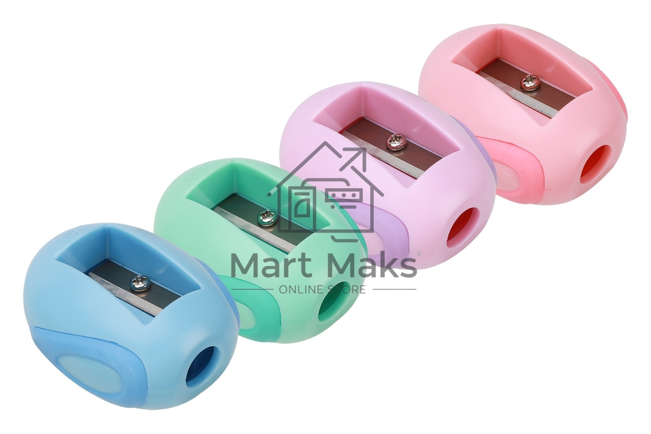 Точилка для карандашей ручная Deli MiYou EH550, 1 отверстие, пластик, ассорти, туба
