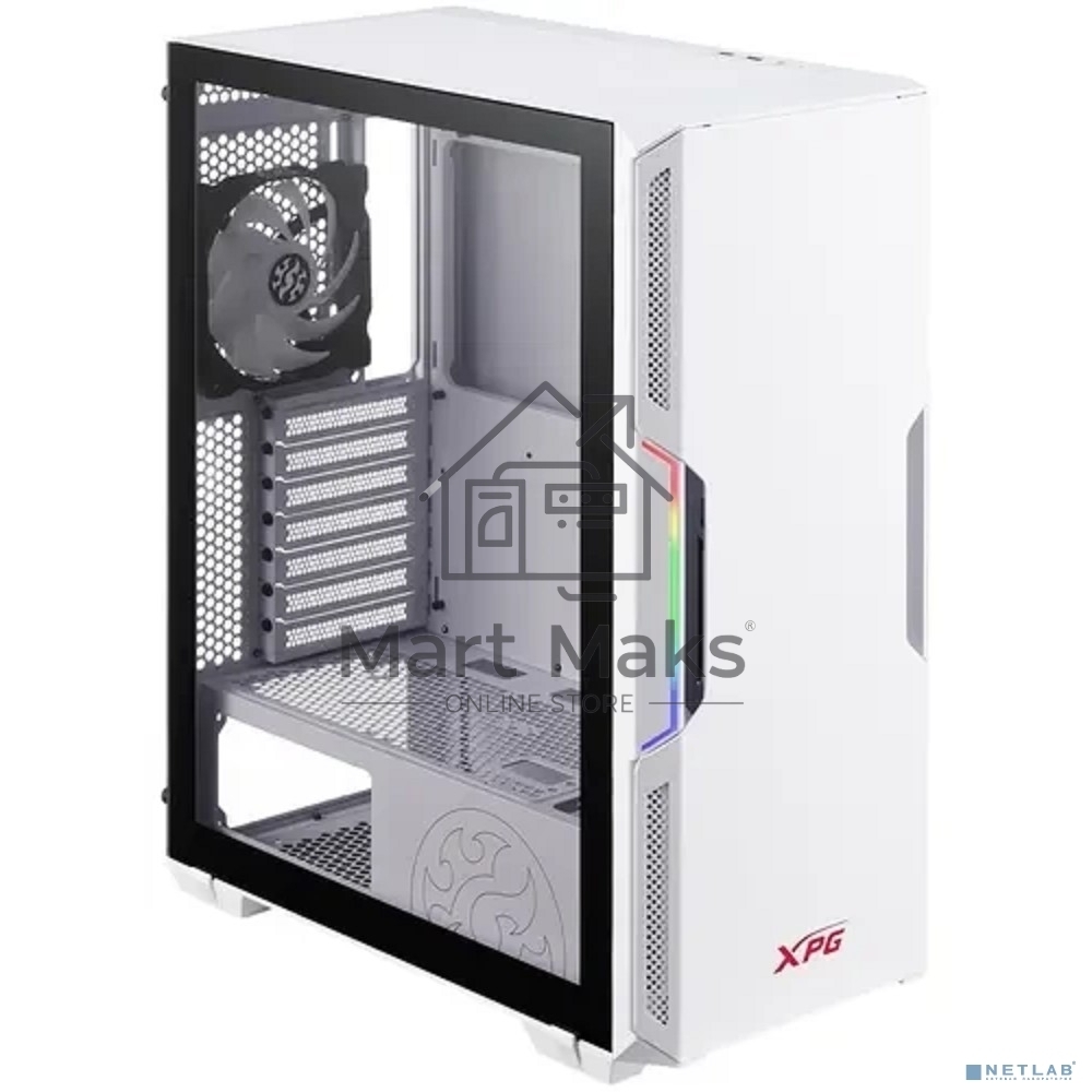 Компьютерный корпус ADATA XPG STARKER белый Mid-Tower, Micro-ATX, Mini-ITX, Standard-ATX, USB 3.2 Gen1 Type-A
