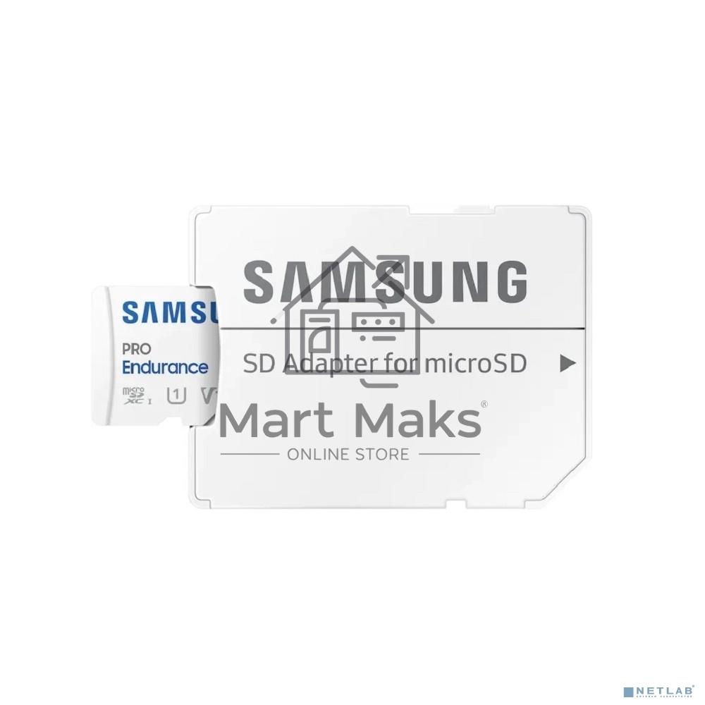 Флеш карта microSDXC 64GB Samsung PRO Endurance (для видеорегистратора) Class 10, UHS-I, W 30 МБ/с, R 100 МБ/с, <MB-MJ64KA/APC> адаптер на SD