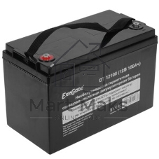 Аккумуляторная батарея ExeGate DT 12100 (12V 100Ah, под болт М6)