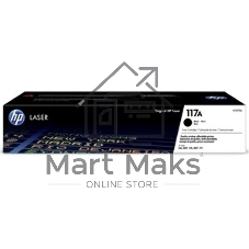 Картридж лазерный HP W2070A (HP 117A) черный для HP Color Laser 150/170 1000 страниц.