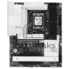 Материнская плата MSI PRO Z890-A WIFI, LGA 1851, Intel Z890, 4xDDR5, 4xSATA, 4xM.2, 1xPCIe 5.0 x16, 2xPCIe 4.0 x4, 1xHDMI, 2xUSB-C Thunderbolt 4, 1xUSB-C 3.2 Gen 2, 3xUSB-A 3.2 Gen 2, 4xUSB-A 3.2 Gen 1, 1x 5Gb LAN, 2x3.5 мм, 7.1, ATX