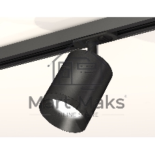 Светильник Ambrella light XT7422001 SBK/PBK черный песок/черный полированный MR16 GU5.3 (A2537, C7422, N7031)