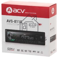 Автомагнитола ACV AVS-811G, 1 DIN, USB Type-A, AUX