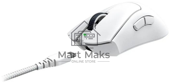 Мышь беспроводная/проводная Razer DeathAdder V3 Pro белый, 30000 dpi, радиоканал, USB, кнопки - 5