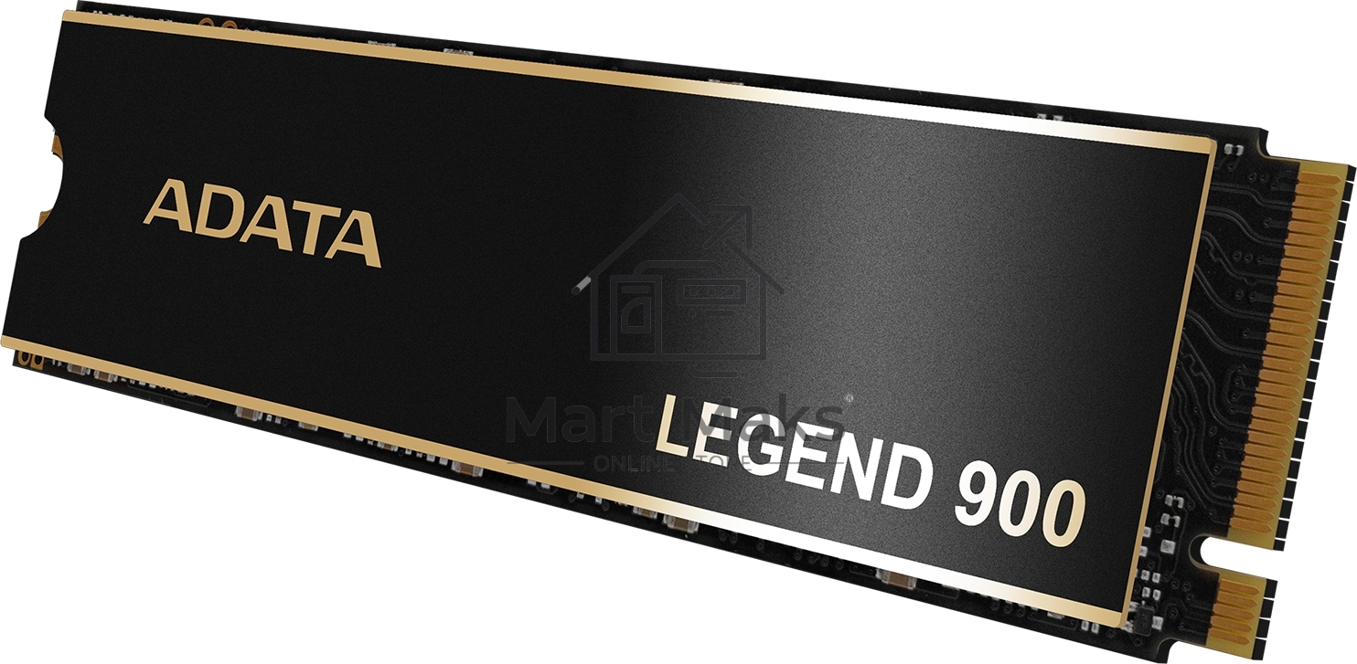 Накопитель SSD ADATA LEGEND 900, 512Gb, PCIe 4.0 x4, M.2 2280, NVMe, R/W 6200/2300, с радиатором