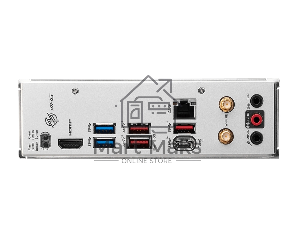 Материнская плата MSI MPG B650I EDGE WIFI, AM5, AMD B650, 2xDDR5, 4xSATA, 2xM.2, 1xPCI-E 4.0 x16, 1xHDMI, 1x 2.5Gb LAN, 3xUSB-A 3.2 Gen 2, 2xUSB-A 3.2 Gen 1, 1xUSB-C 3.2 Gen 2x2, 3x3.5 мм, 7.1, Mini-ITX